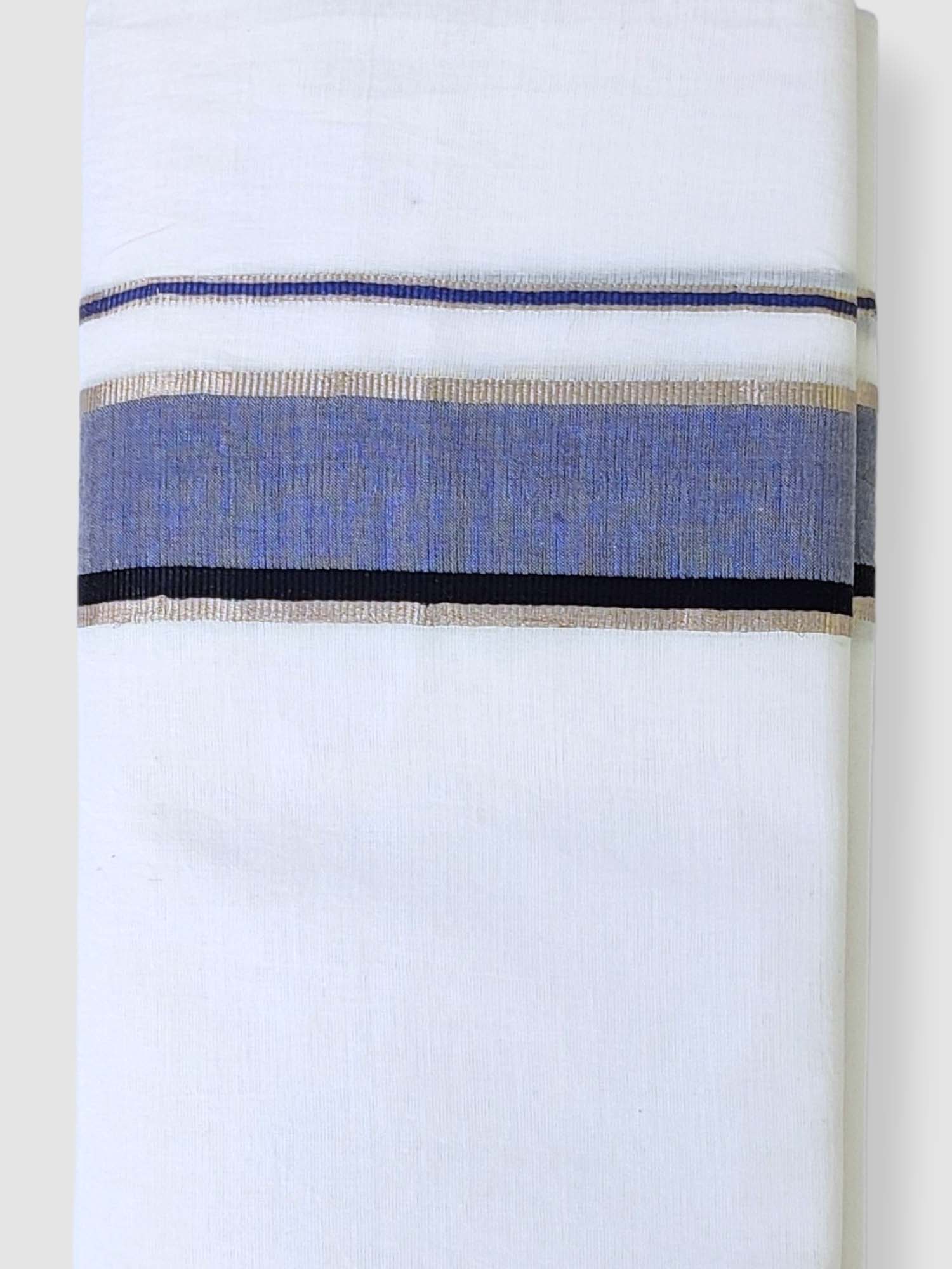 Cotton White Dhoti/Mundu for Men