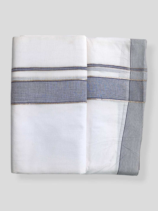 Cotton White Dhoti/Mundu for Men