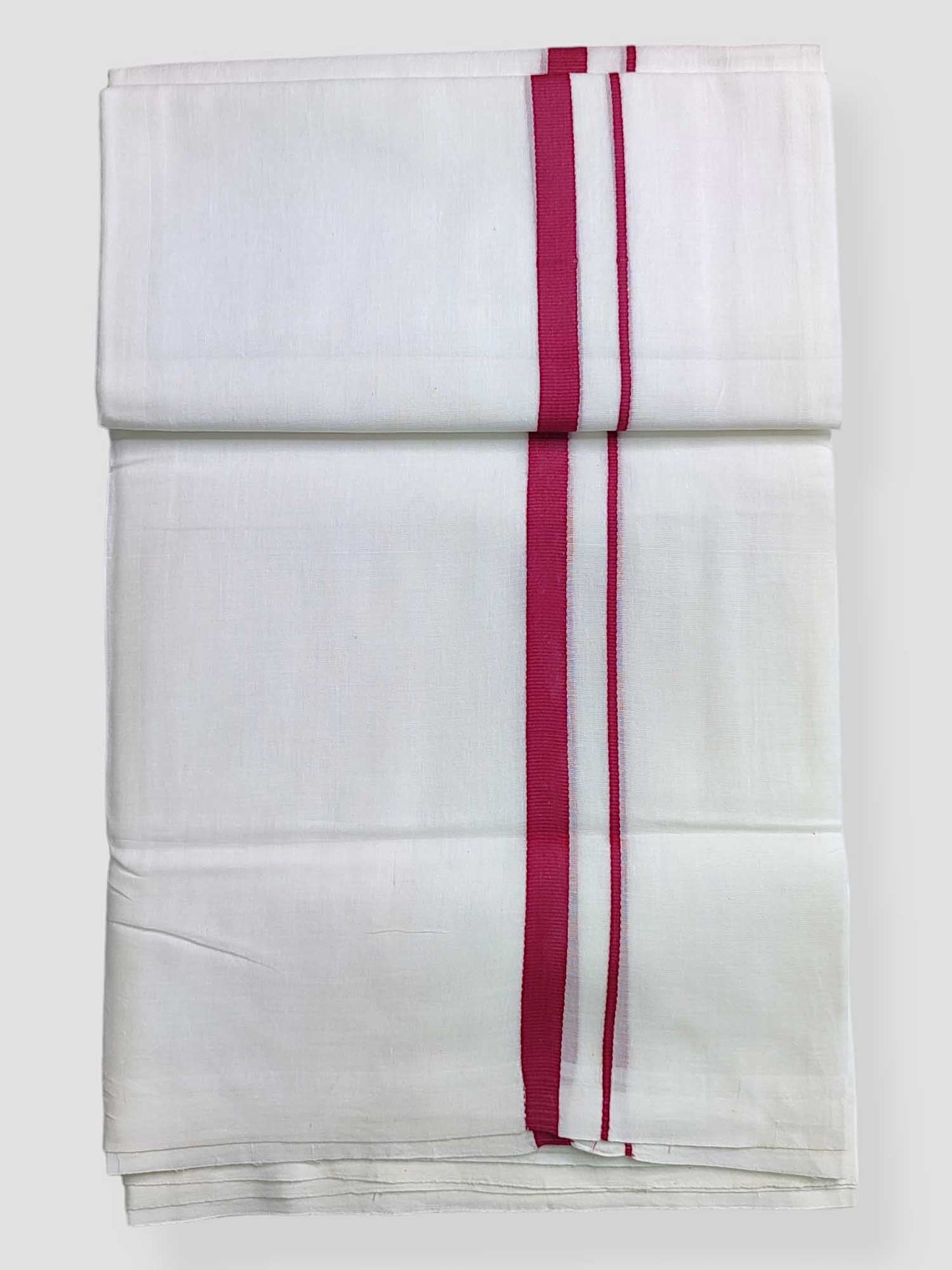 Cotton White Dhoti/Mundu for Men