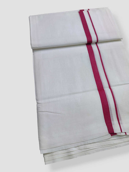 Cotton White Dhoti/Mundu for Men