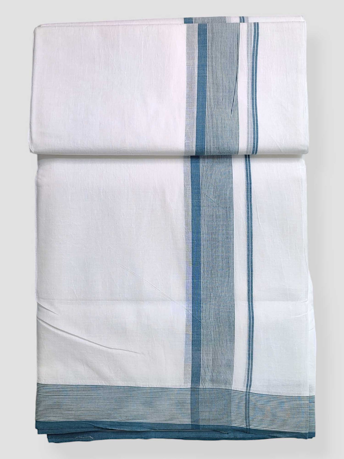 Cotton White Dhoti/Mundu for Men