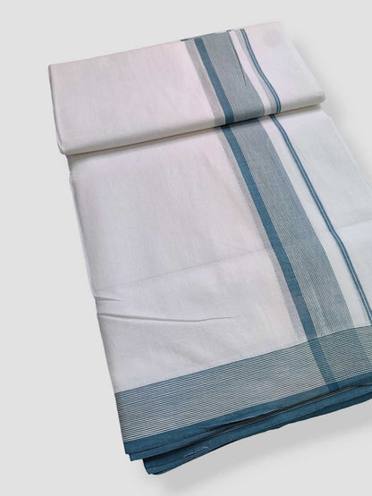 Cotton White Dhoti/Mundu for Men