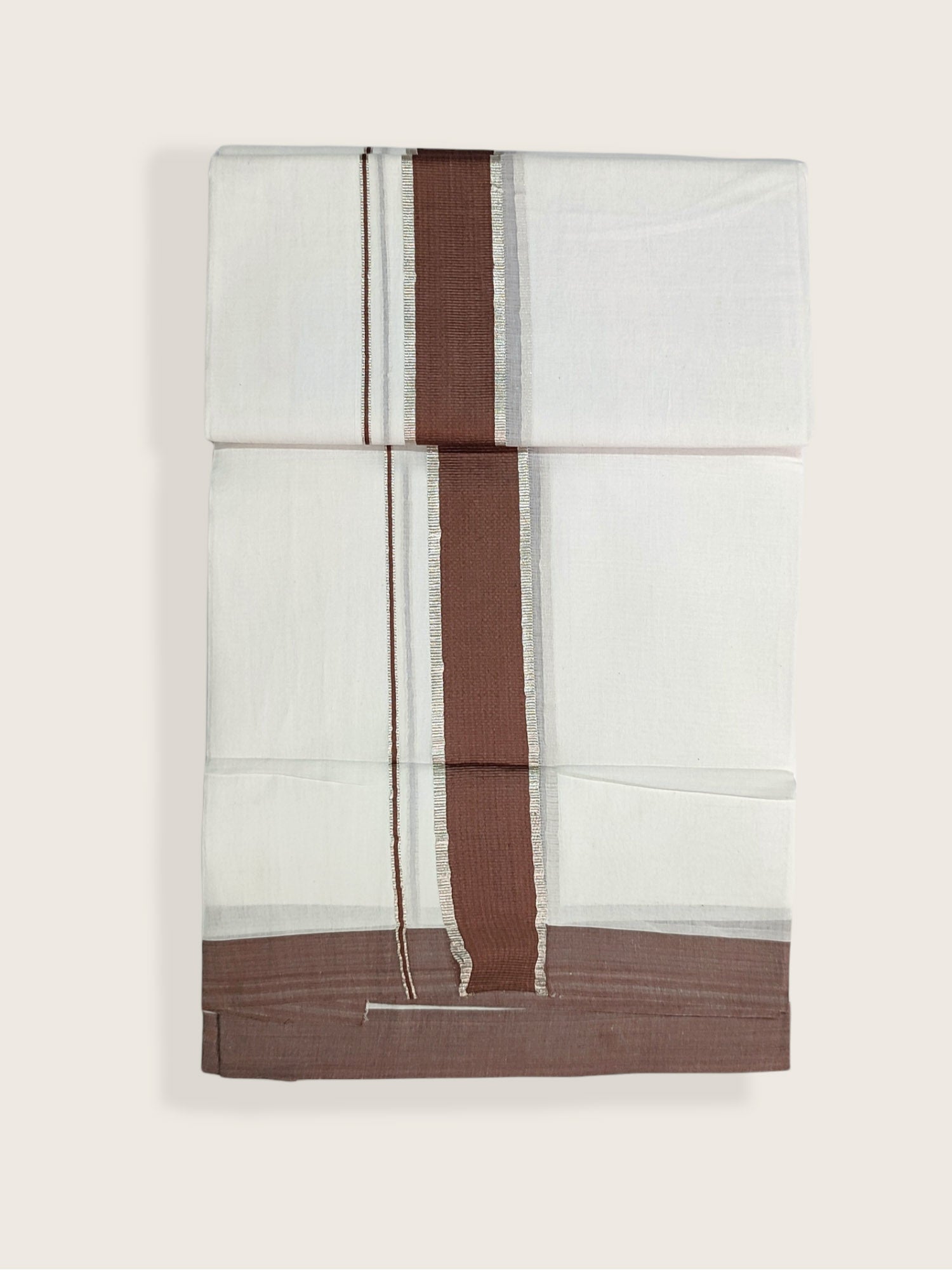 Pure Cotton White Dhoti/Mundu for Men