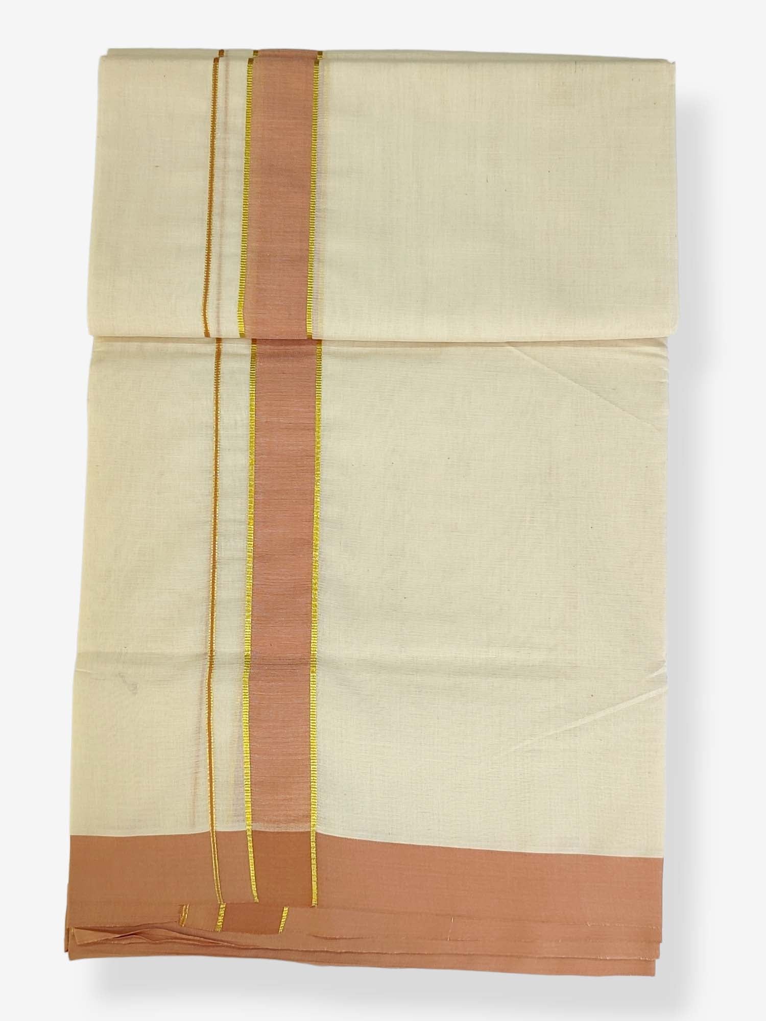 Pure Cotton Kerala Double Dhoti/Mundu
