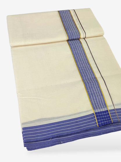Pure Cotton Kerala Double Dhoti/Mundu