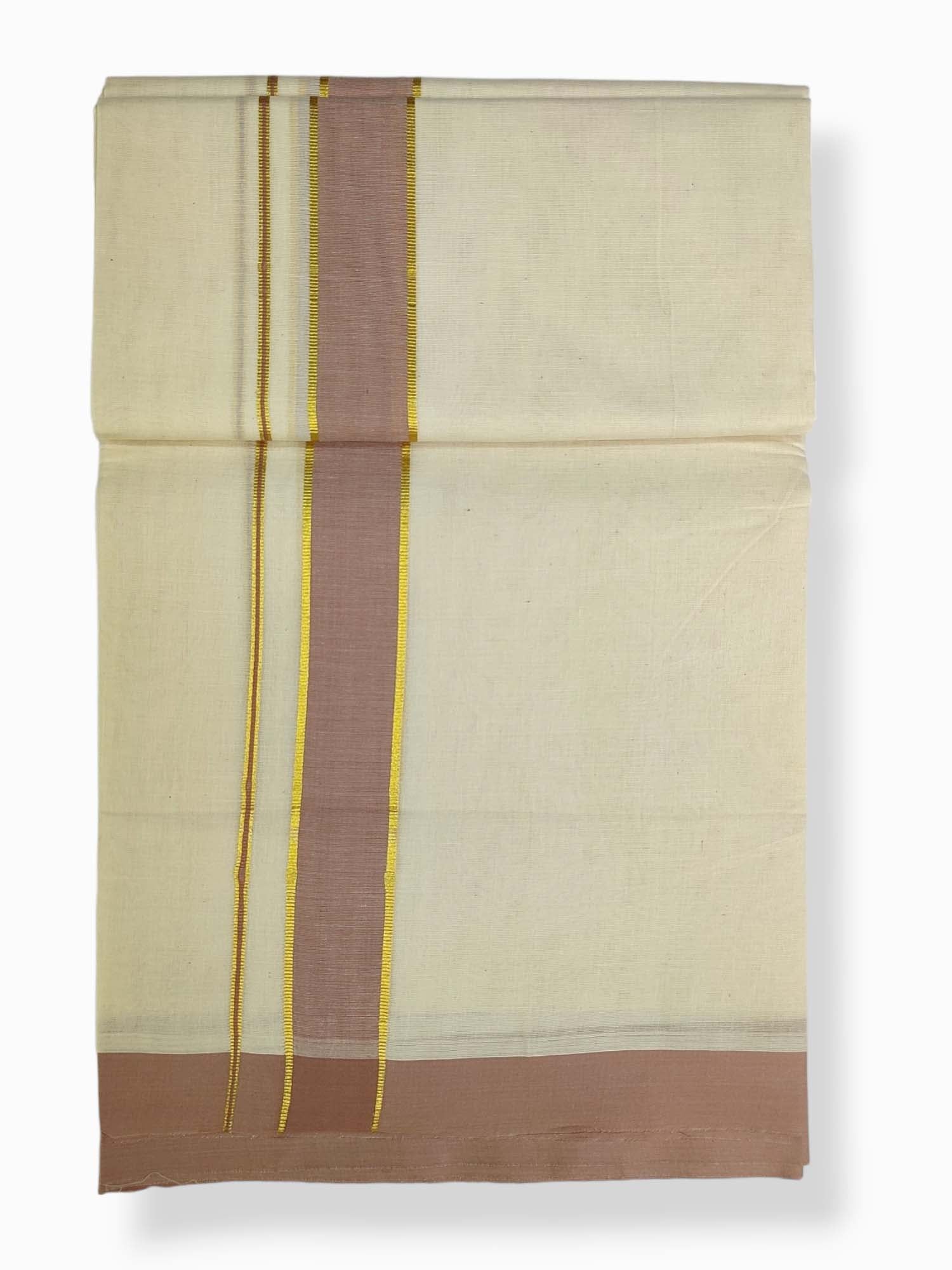 Pure Cotton Kerala Double Dhoti/Mundu