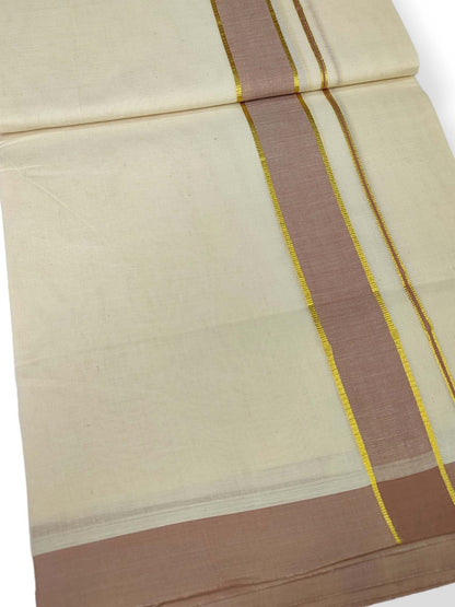 Pure Cotton Kerala Double Dhoti/Mundu