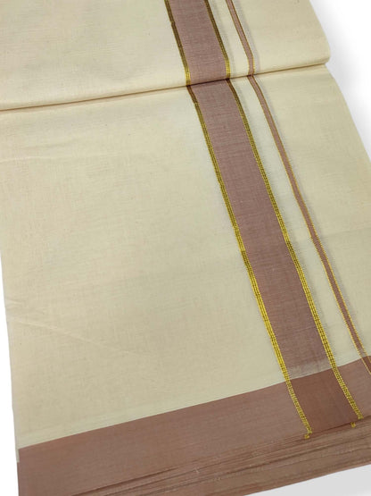 Pure Cotton Kerala Double Dhoti/Mundu