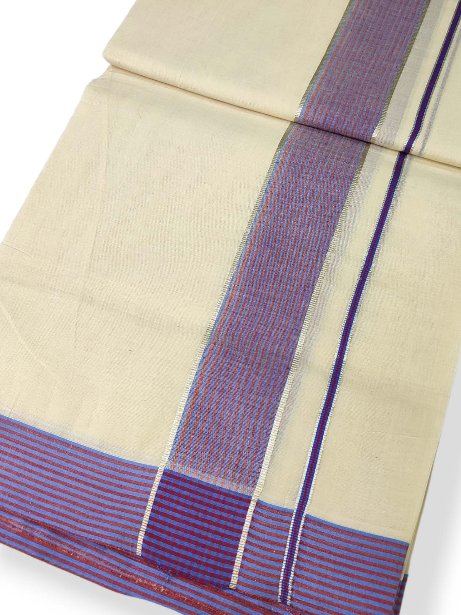 Pure Cotton Kerala Double Dhoti/Mundu