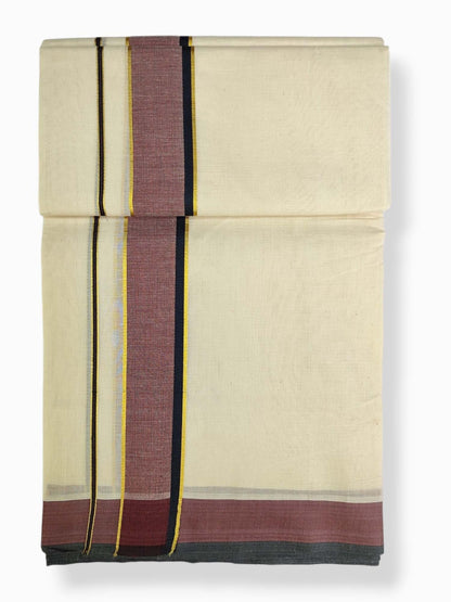 Pure Cotton Kerala Double Dhoti/Mundu