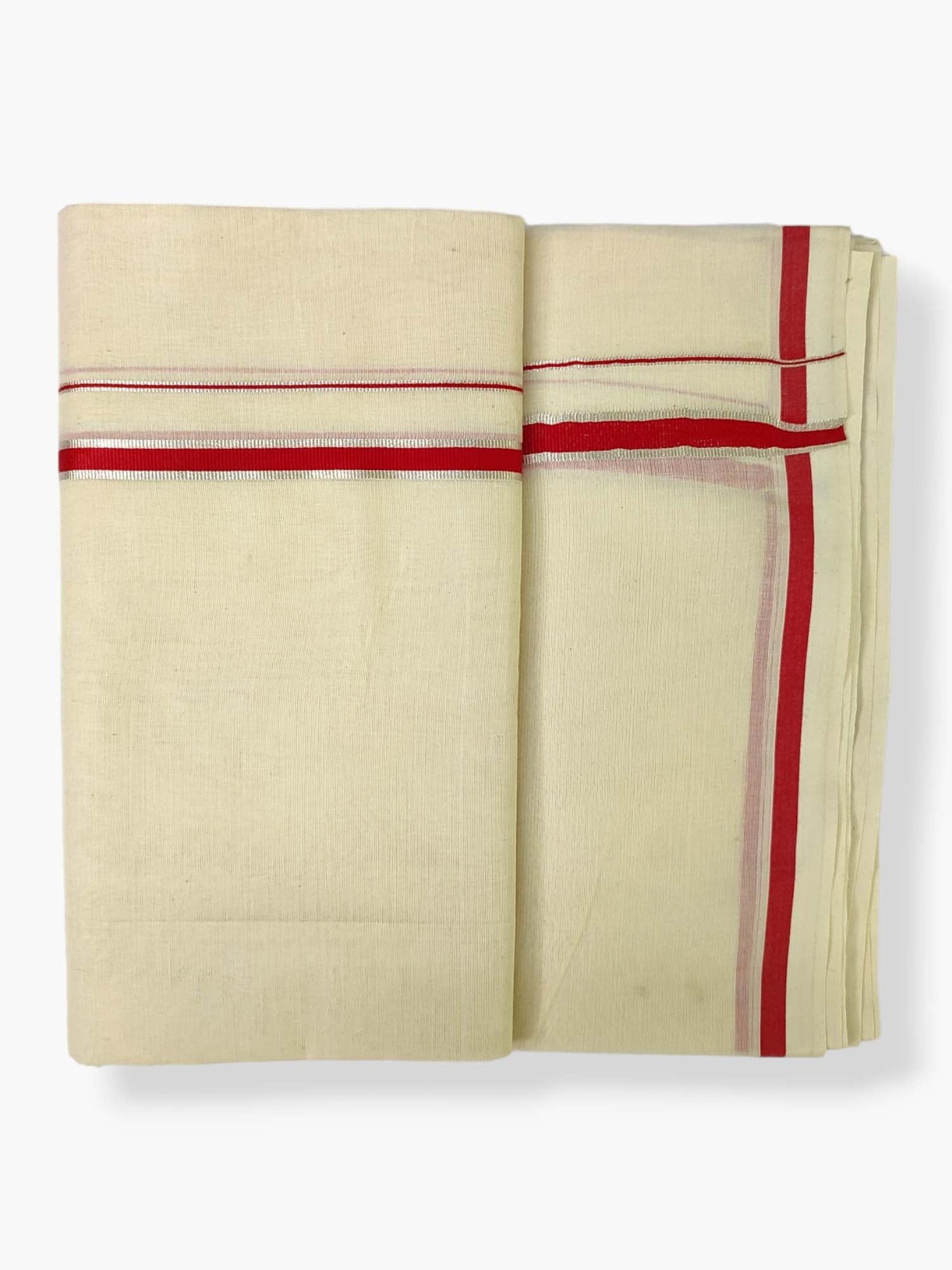 Pure Cotton Kerala Double Dhoti/Mundu