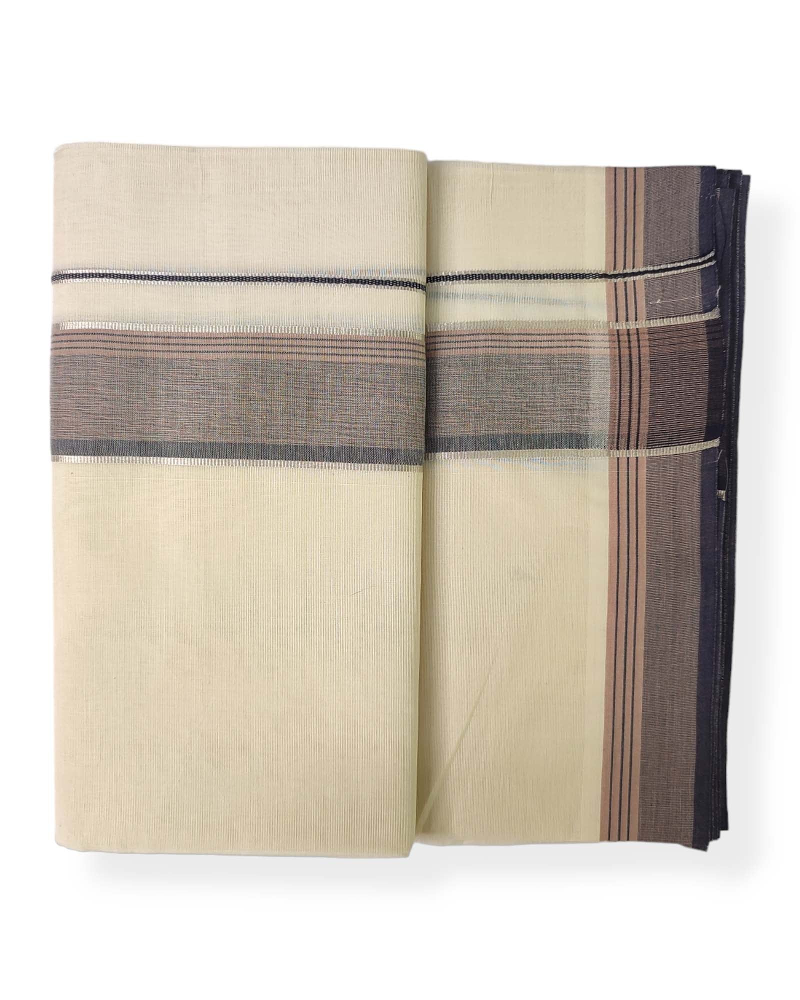 Pure Cotton Kerala Double Dhoti/Mundu