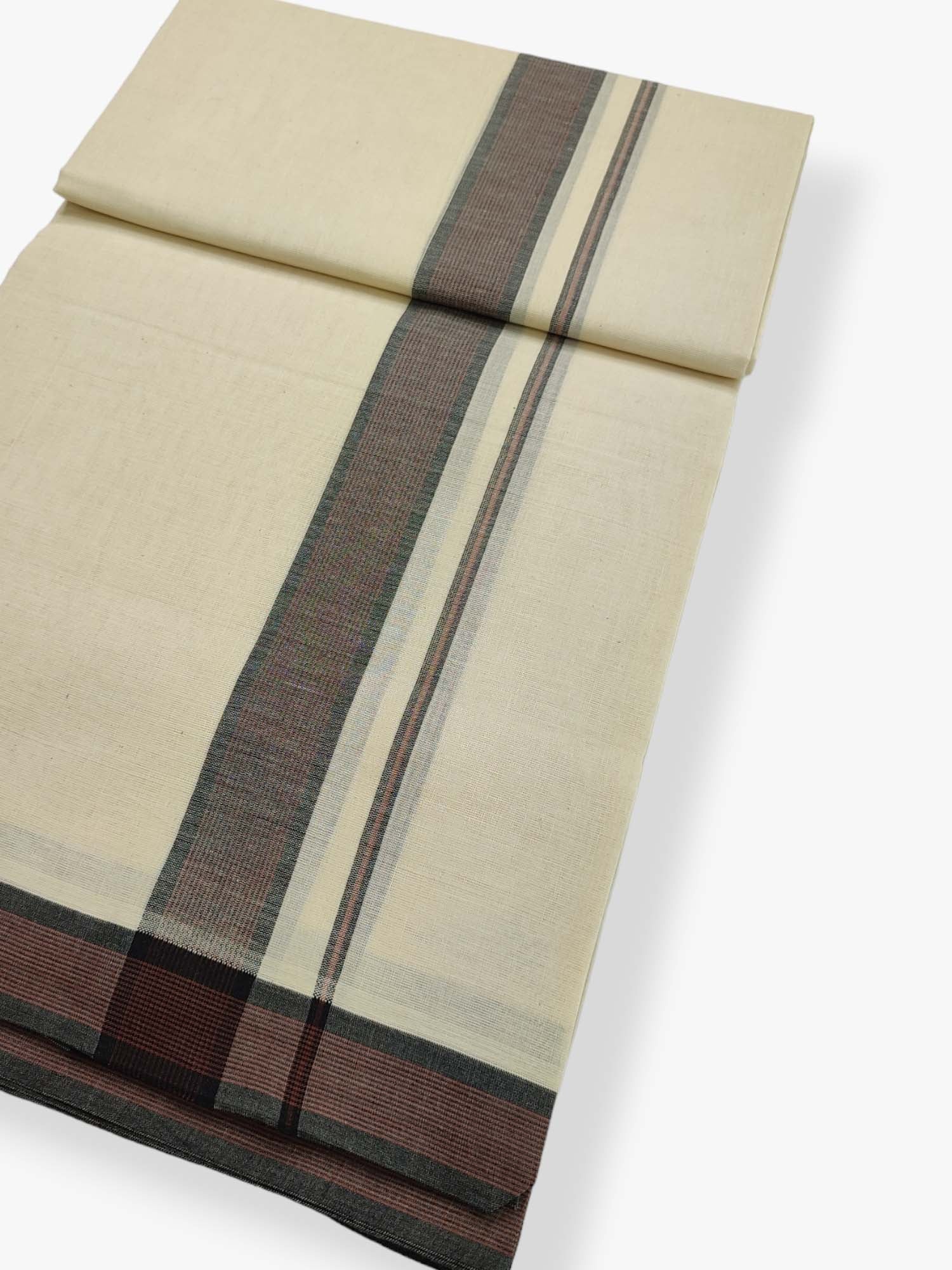 Pure Cotton Kerala Double Dhoti/Mundu