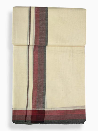 Pure Cotton Kerala Double Dhoti/Mundu