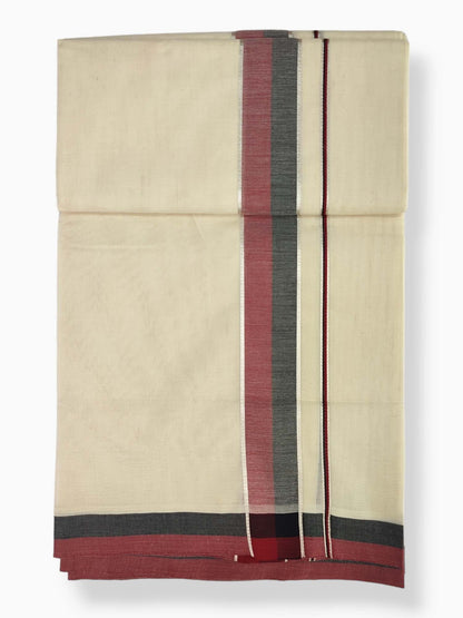 Pure Cotton Kerala Double Dhoti/Mundu