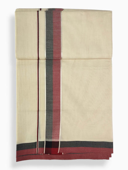 Pure Cotton Kerala Double Dhoti/Mundu