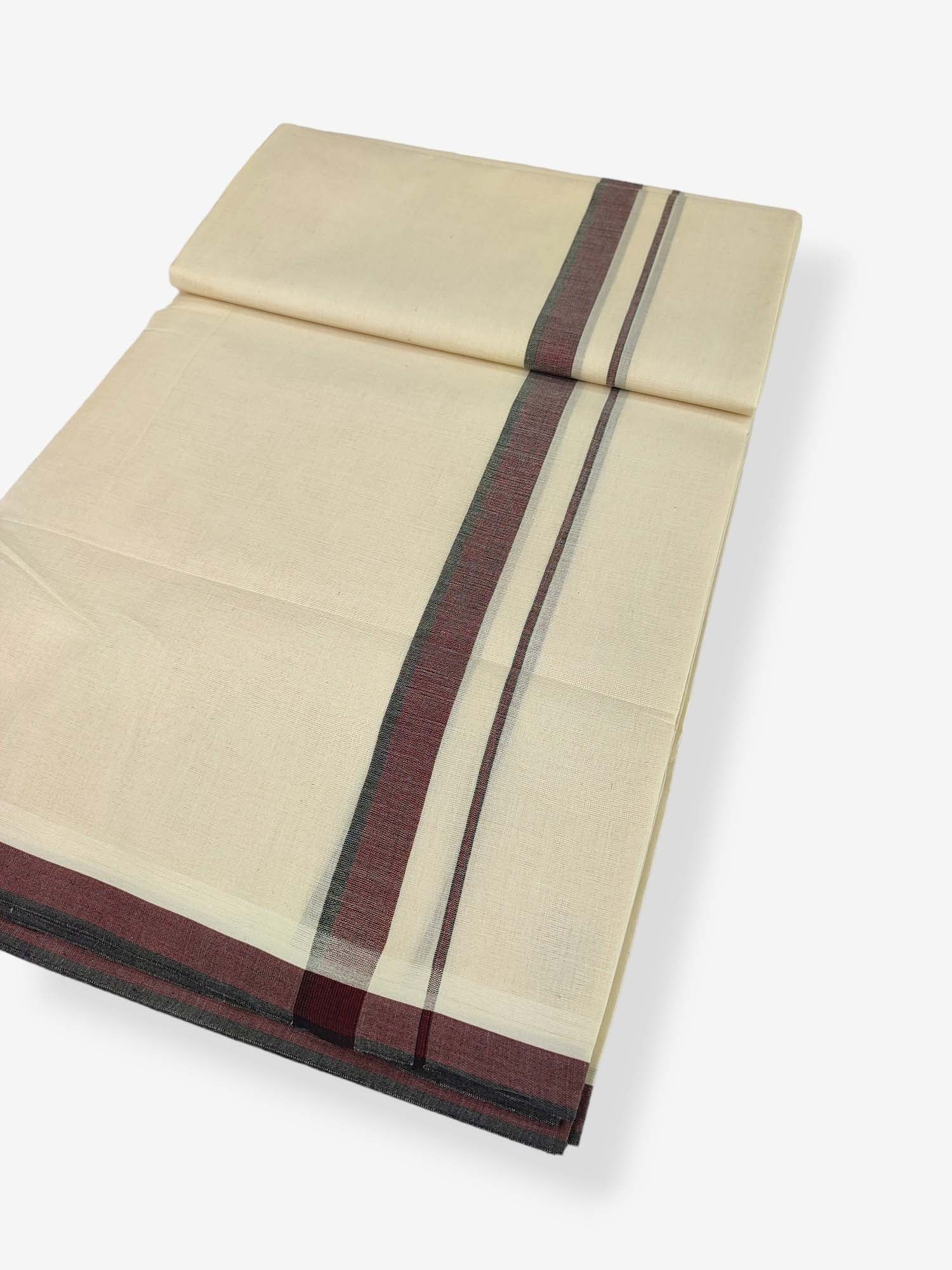 Pure Cotton Kerala Double Dhoti/Mundu