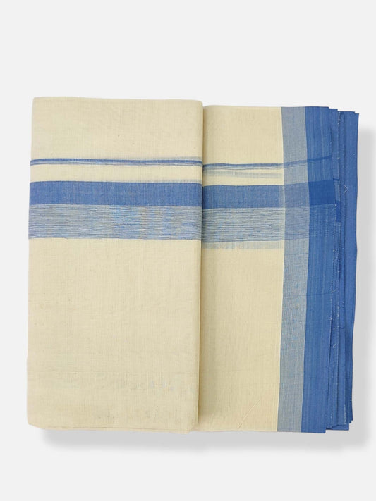 Pure Cotton Kerala Double Dhoti/Mundu