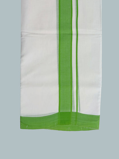 Pure White Cotton Kerala Dhoti