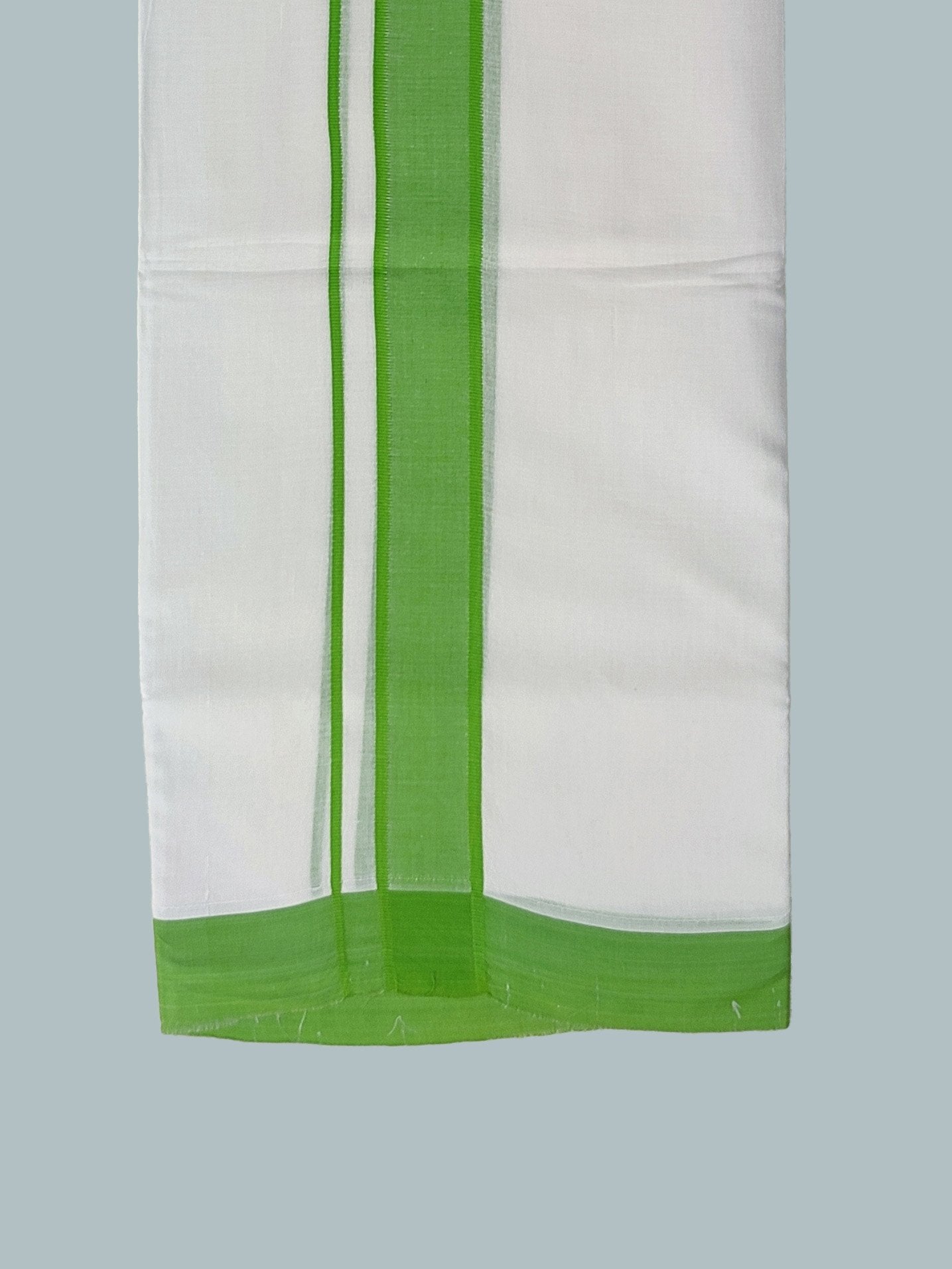 Pure White Cotton Kerala Dhoti